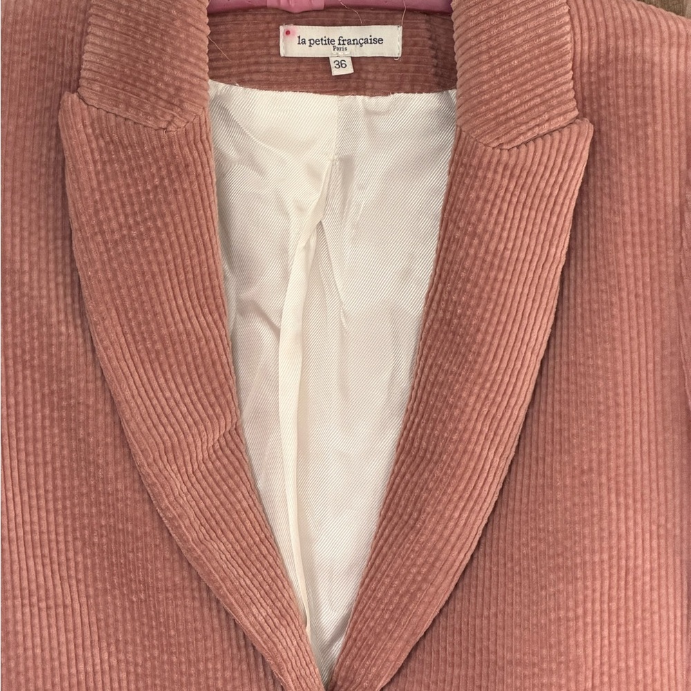 La Petite Francaise Paris Dusty Rose Lined Jacket - Picture 5 of 16